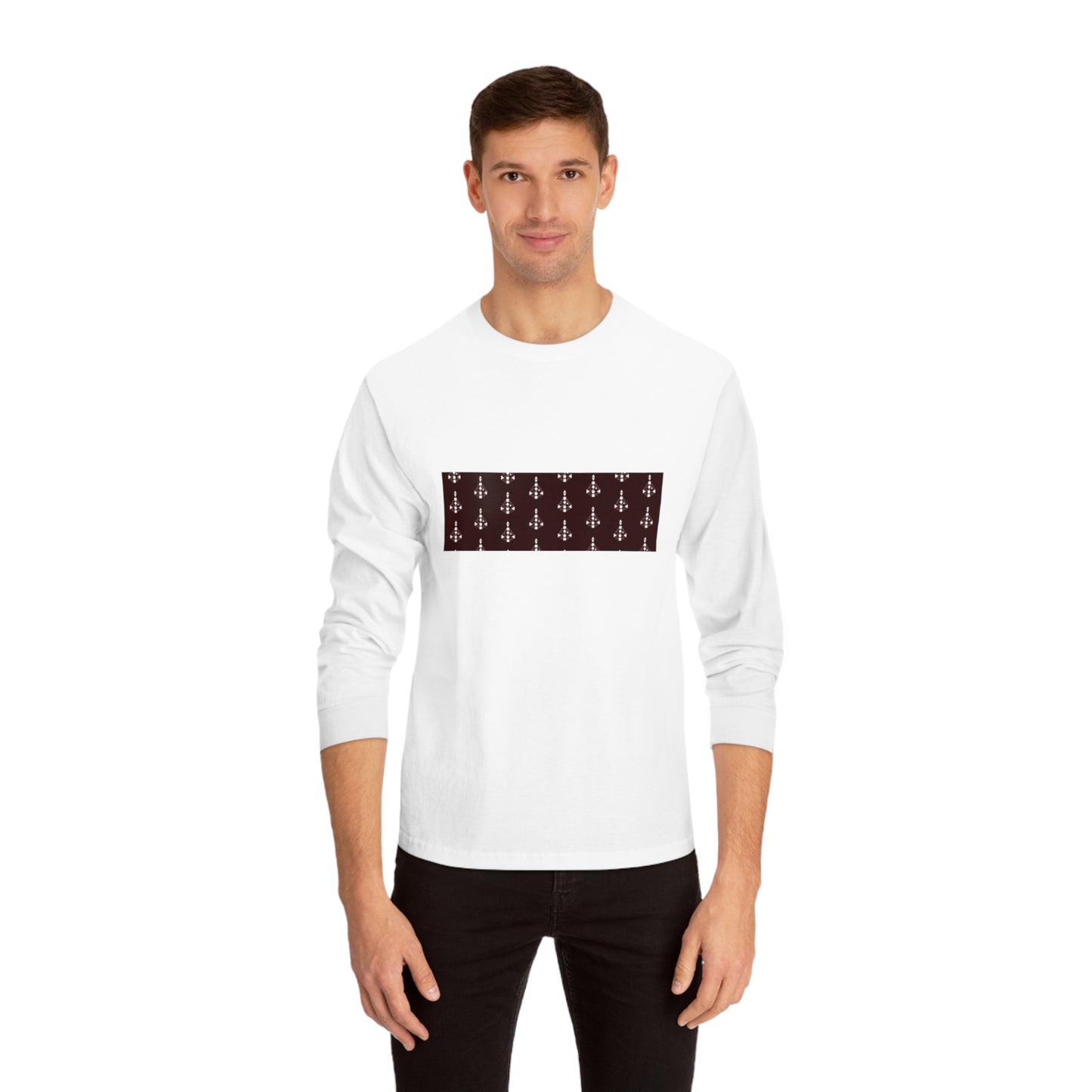 Unisex Body Graph pattern Long Sleeve T-Shirt