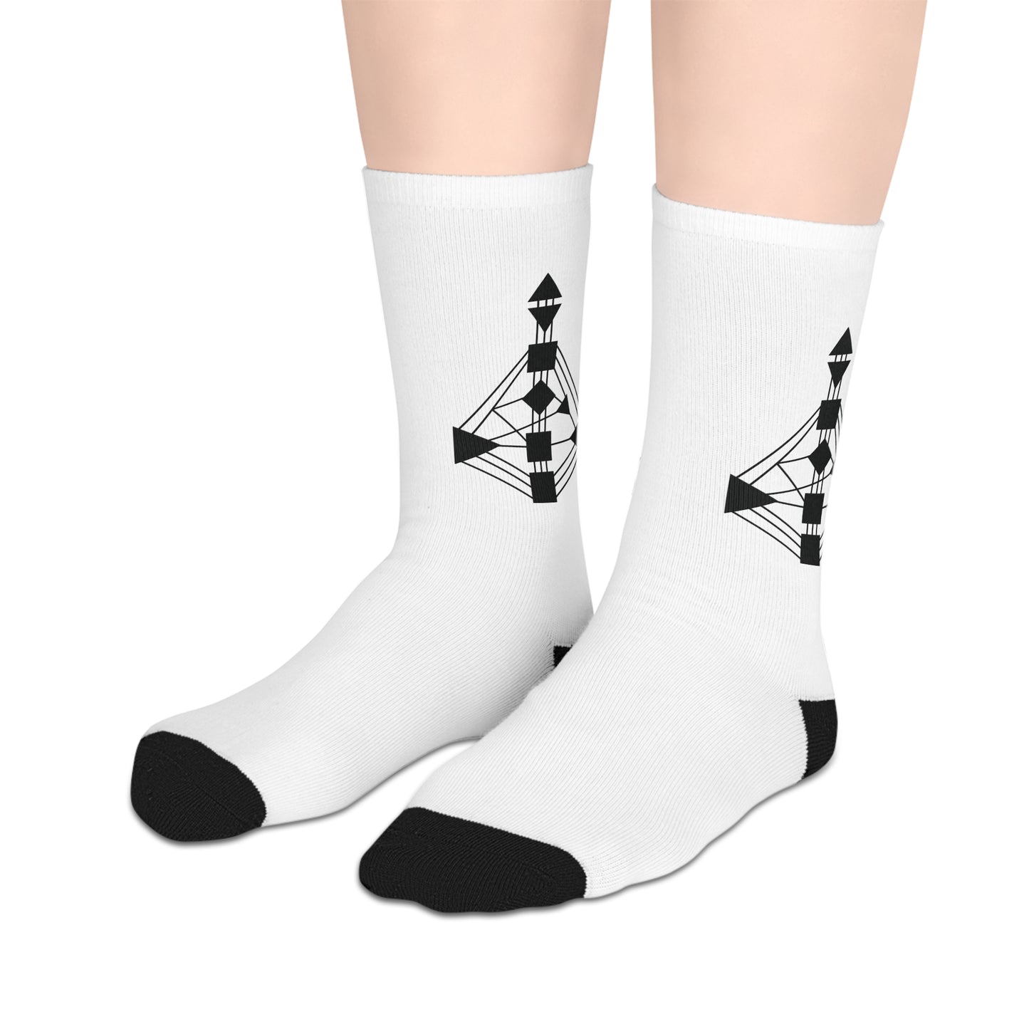 Body Graph Mid-length Socks