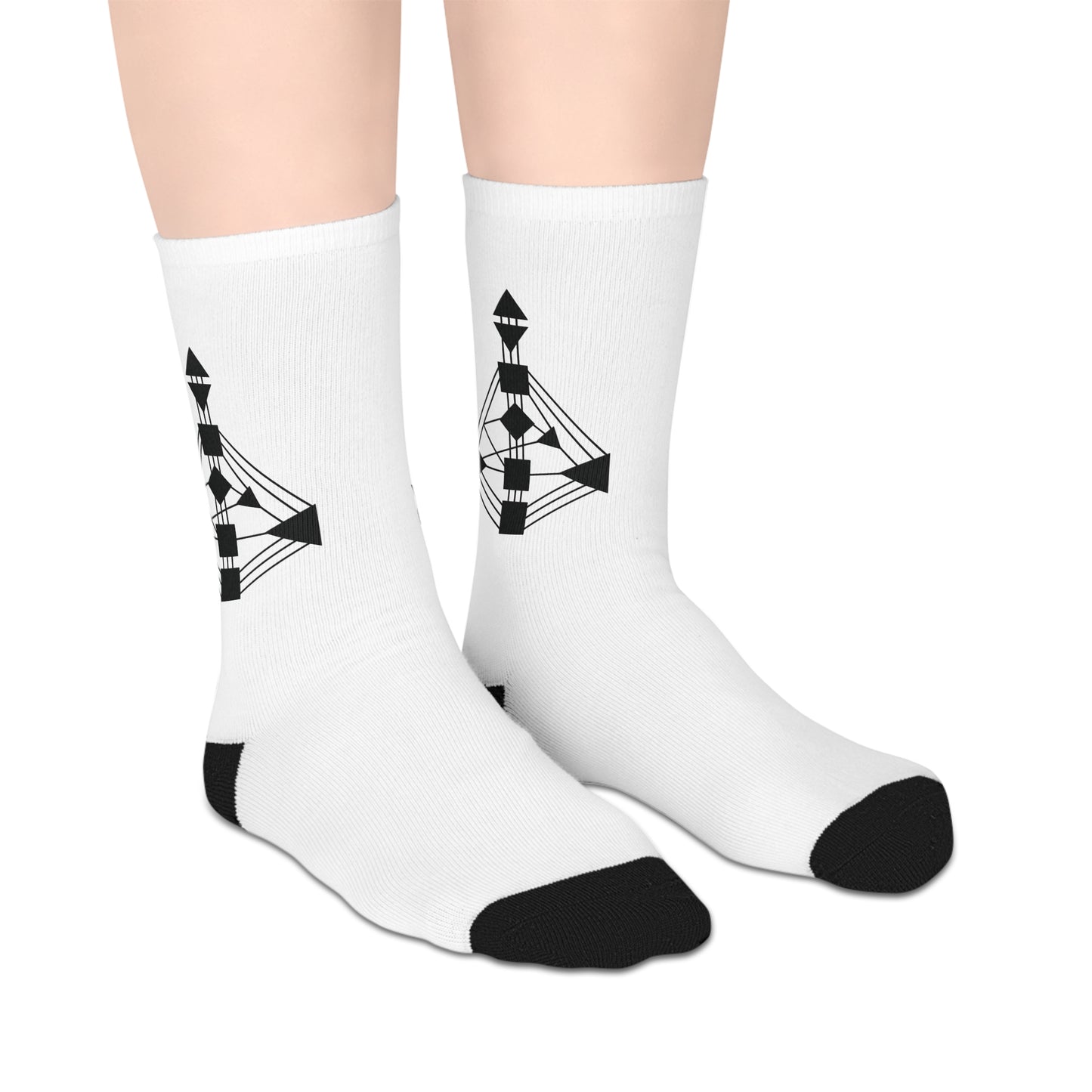 Body Graph Mid-length Socks