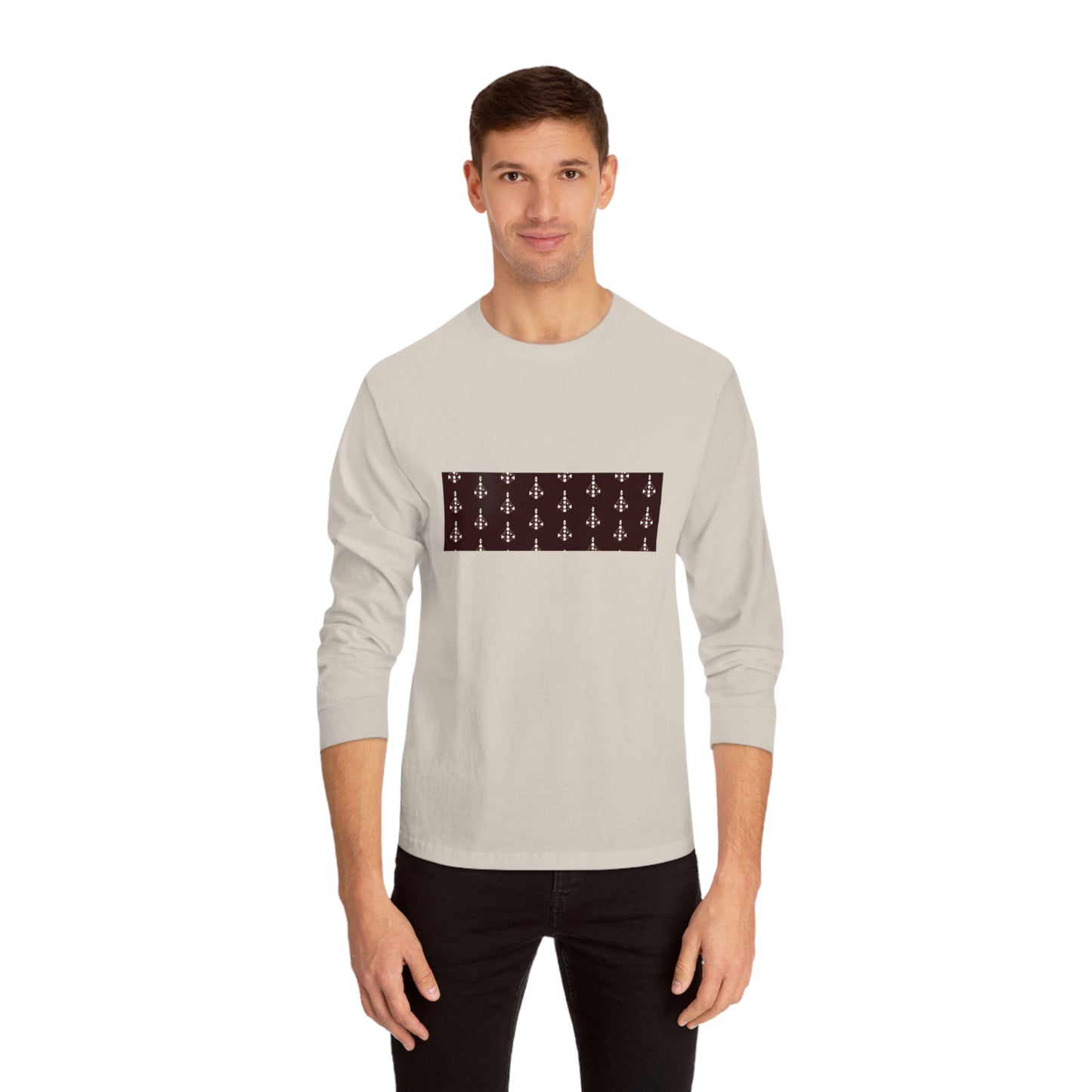 Unisex Body Graph pattern Long Sleeve T-Shirt