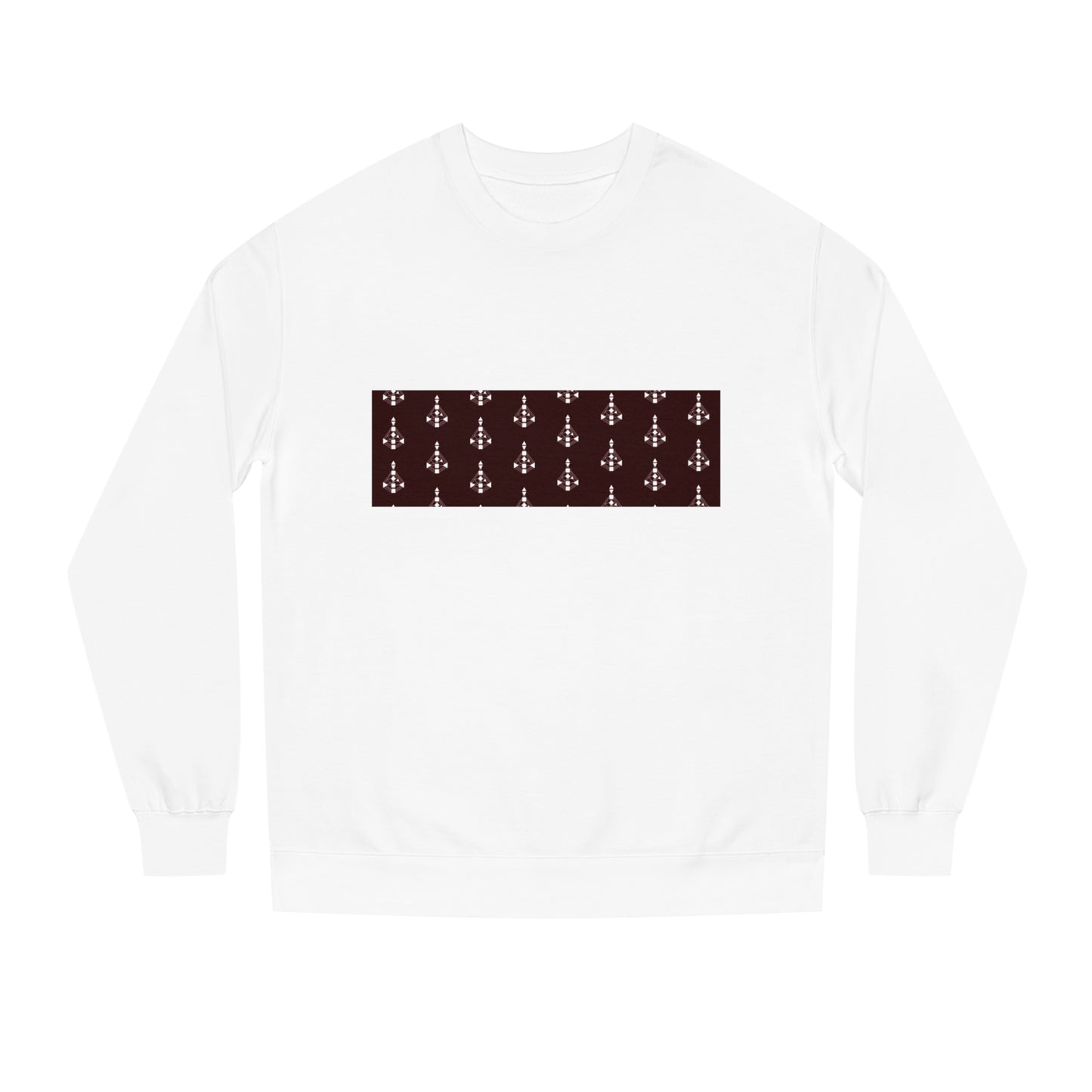 Unisex Body Graph Pattern Crew Neck Sweatshirt