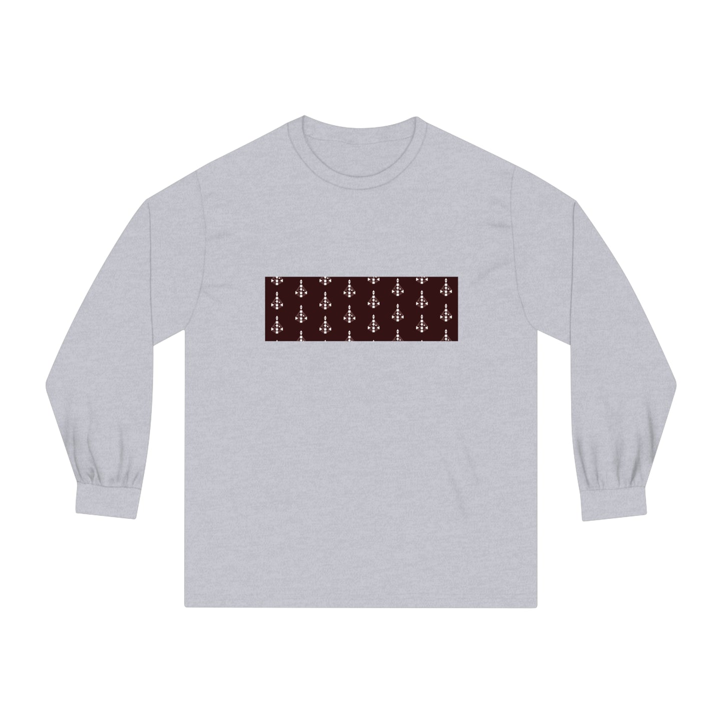 Unisex Body Graph pattern Long Sleeve T-Shirt