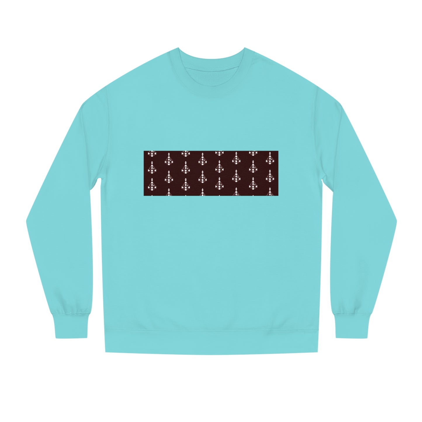 Unisex Body Graph Pattern Crew Neck Sweatshirt