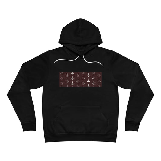 Unisex Body Graph Pattern Pullover Hoodie