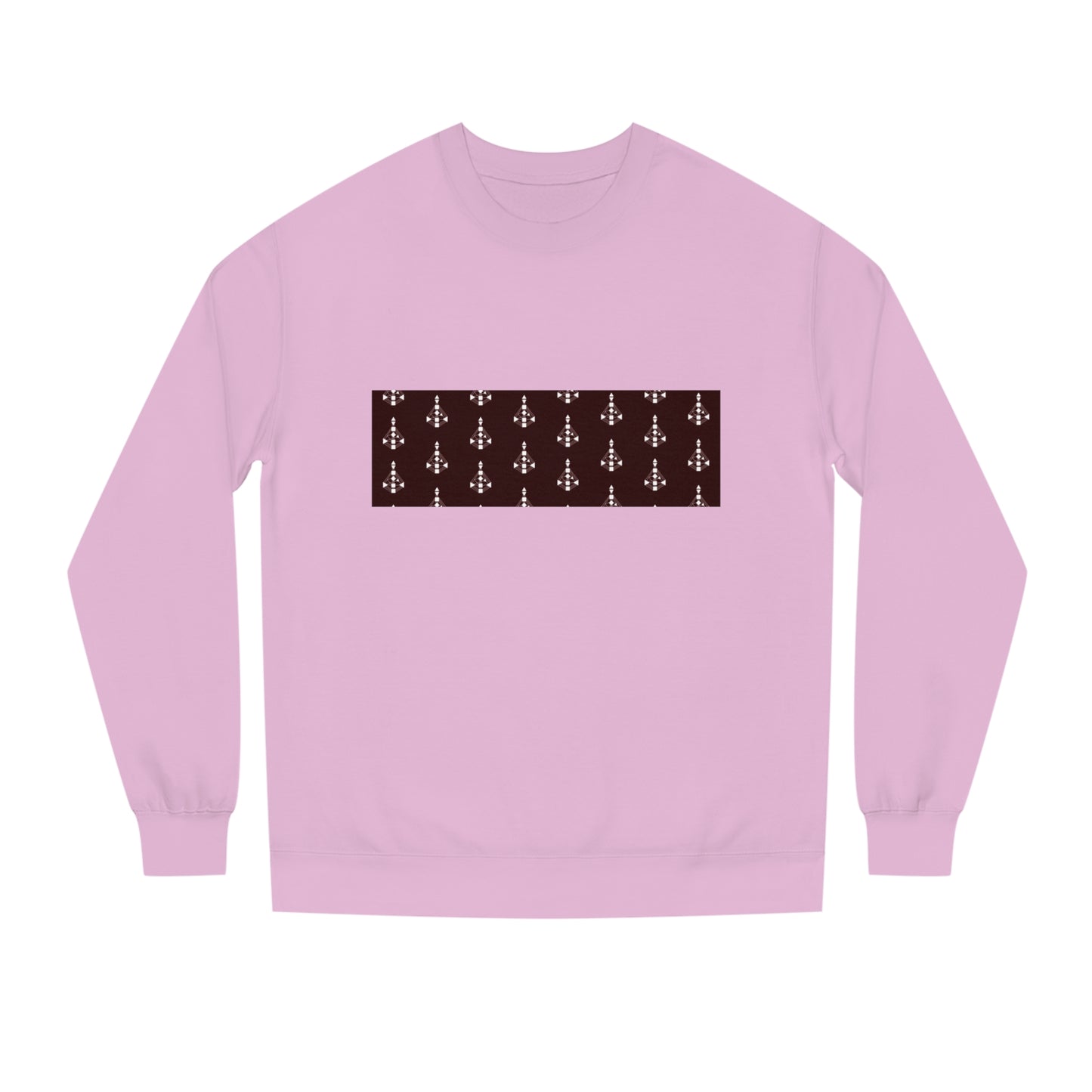 Unisex Body Graph Pattern Crew Neck Sweatshirt