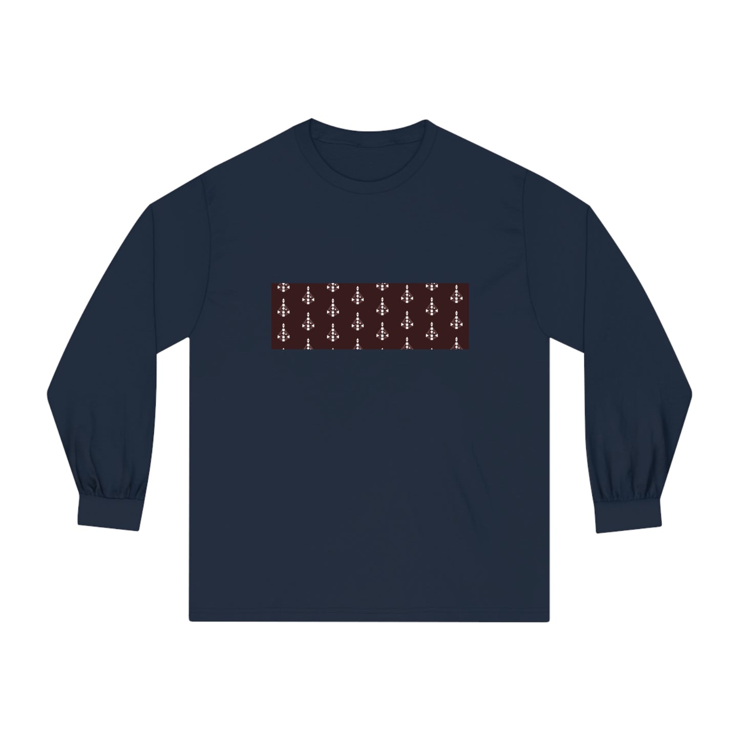 Unisex Body Graph pattern Long Sleeve T-Shirt