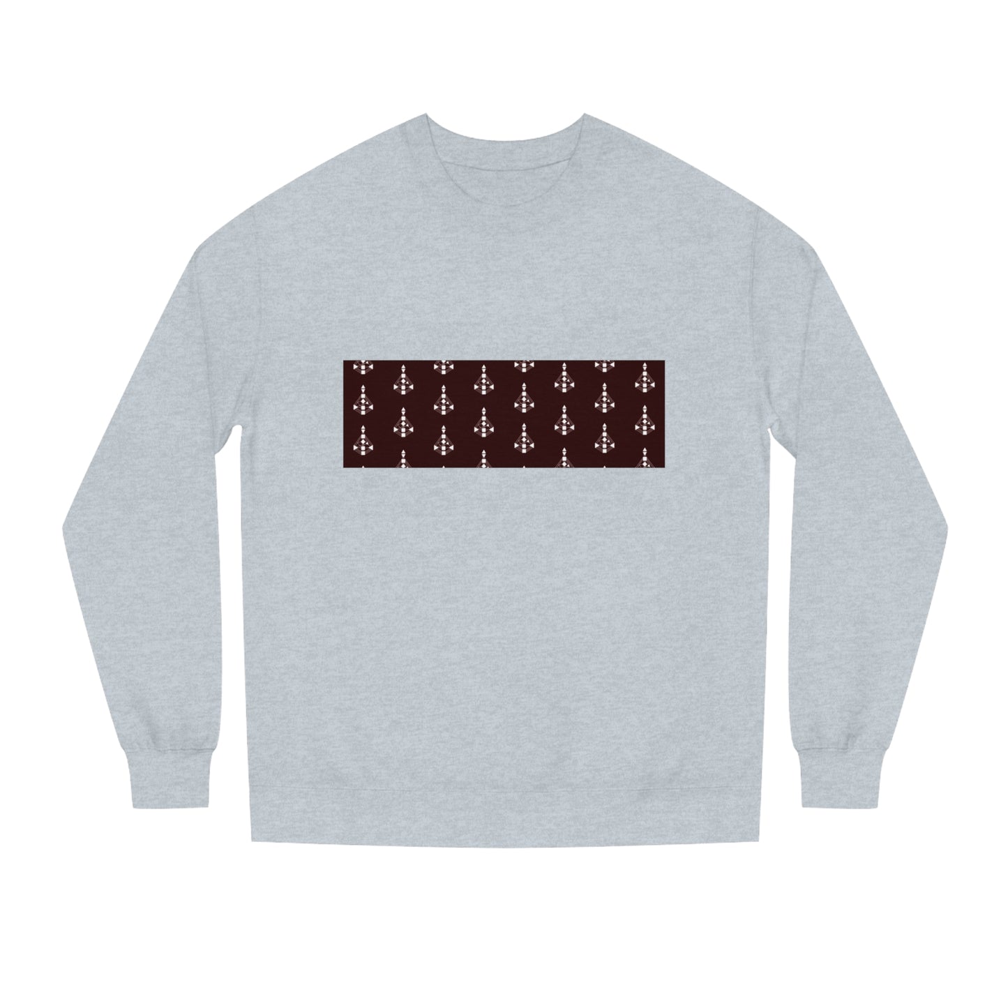 Unisex Body Graph Pattern Crew Neck Sweatshirt